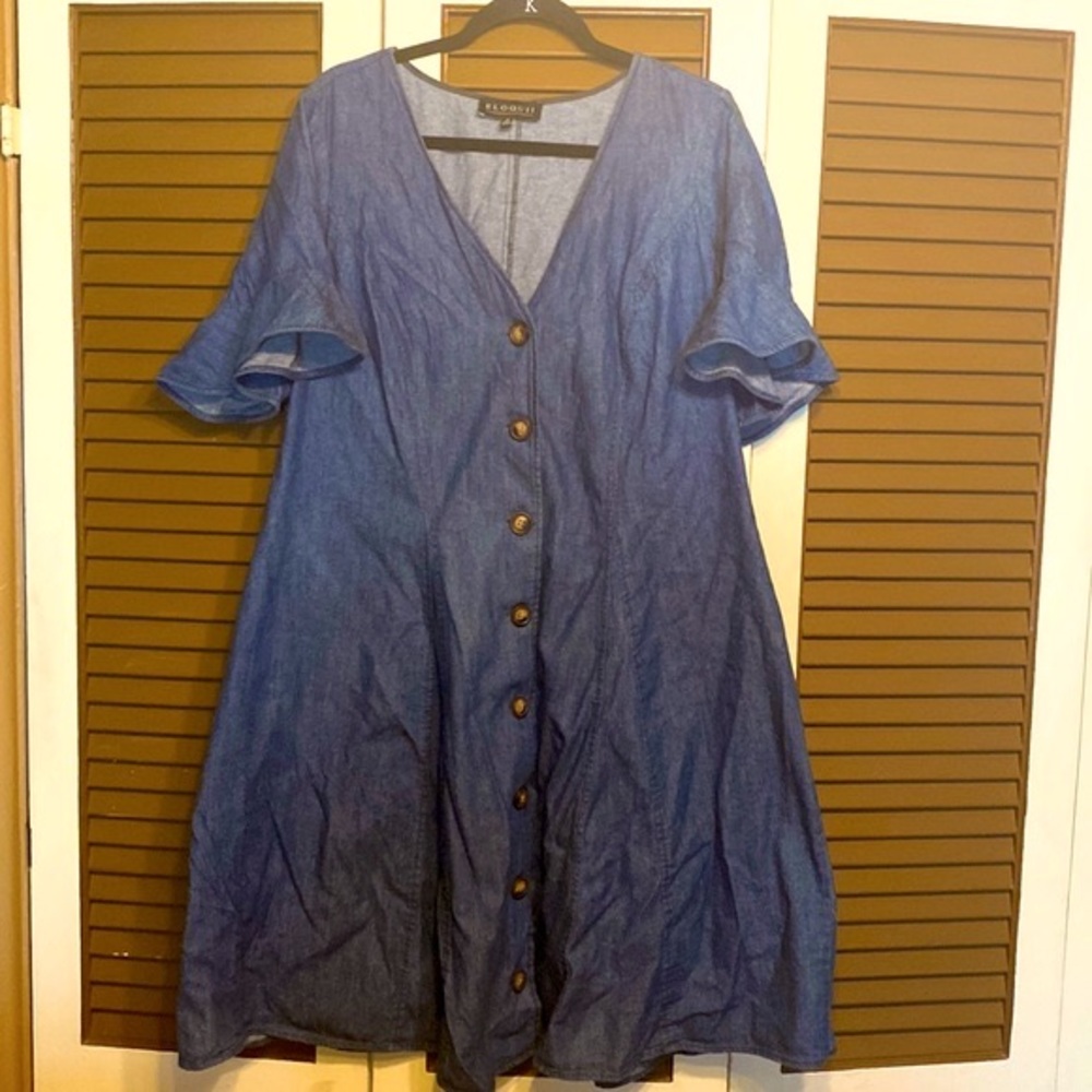 Blue Denim Eloquii Dress